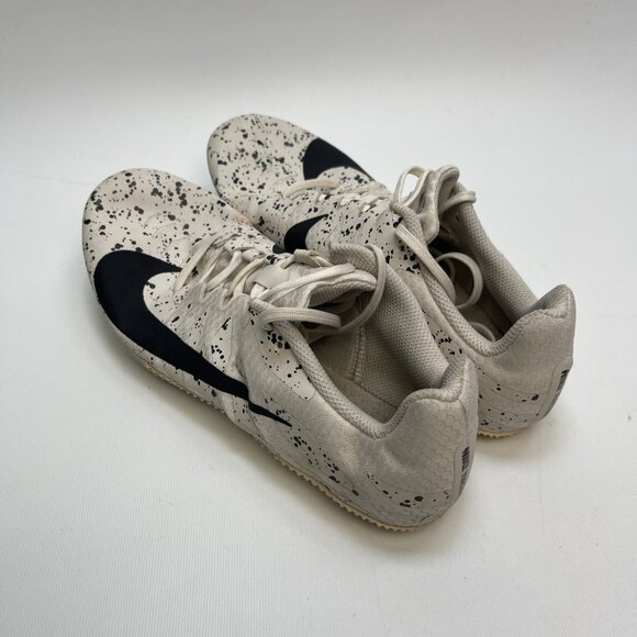Nike Zoom Rival S Racing Spikes Men Sz 10 US Black White Track Field Shoes Read - Picture 3 of 16